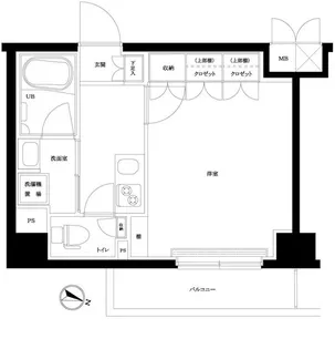 ルーブル川崎上平間弐番館【4階】の間取り