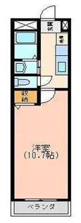アクティオン薬園町【2階】の間取り