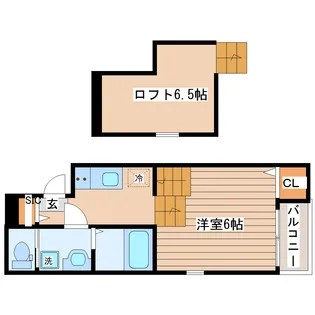 Arc-en-Ciel【1階】の間取り