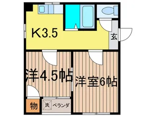 サンハイム上石神井【2階】の間取り