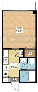 エミナンス扇町【4階】の間取り