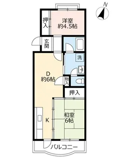 UR黒崎平尾町【3階】の間取り