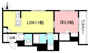 マグノリア世田谷II【3階】の間取り