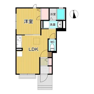 IBIS COURT【1階】の間取り