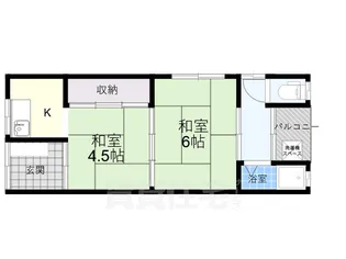 吉田ハイツ【1階】の間取り