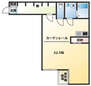 バウムハウス本宿【2階】の間取り