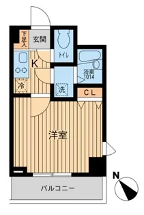 アーデン駒沢大学【12階】の間取り