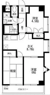 コンフォートとよくら【4階】の間取り