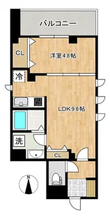 グランディール高輪【3階】の間取り