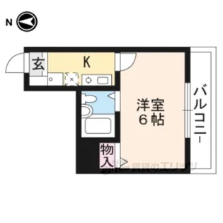 ドミノ石山【3階】の間取り
