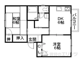 メゾンピース【2階】の間取り