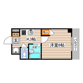 オリオリタウン【3階】の間取り