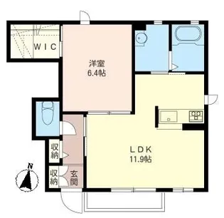 アーリーヴィラ ShaMaison【1階】の間取り