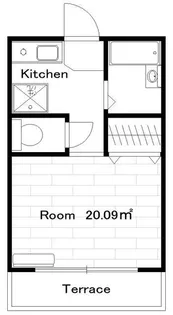 モントレーハウス【1階】の間取り