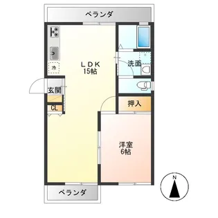 DREAM&HAPPY【1階】の間取り