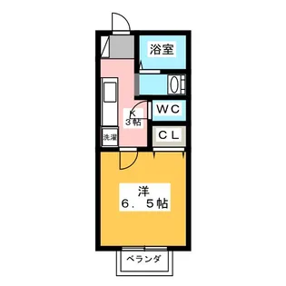 パルテネールHORIBE【1階】の間取り