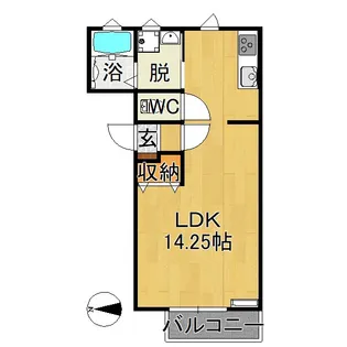 クリエートハウス【2階】の間取り