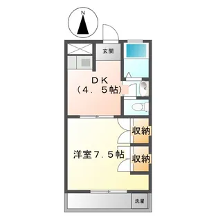町屋ライフ B【2階】の間取り