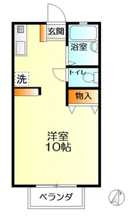 ザ・スプリングB【2階】の間取り