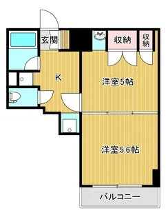プレステージ新潟【6階】の間取り