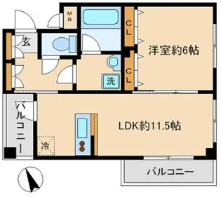 パークスIII【2階】の間取り