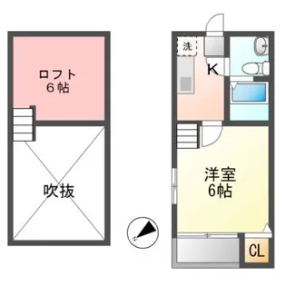 メドラーウエスト【1階】の間取り