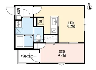 the CLASS【3階】の間取り