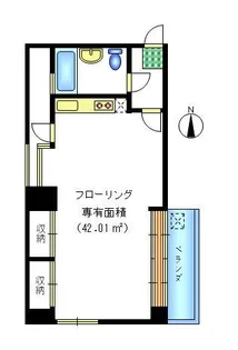 和田ビル【7階】の間取り