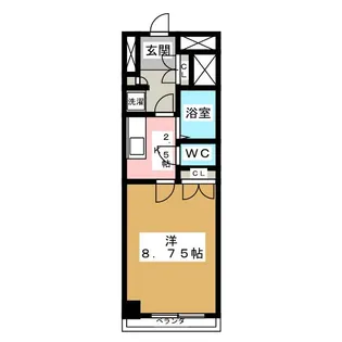 メゾン栗田【3階】の間取り