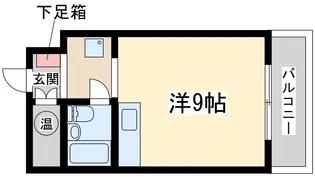 シティハイム新大阪【8階】の間取り