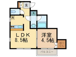 アクア【5階】の間取り