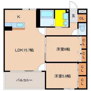 アルテマイスターディアナイースト【3階】の間取り