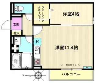 コンフォートさがみ野【1階】の間取り