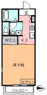 グランメール【2階】の間取り