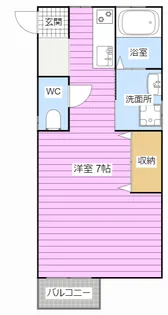 グリーンヒルS【1階】の間取り