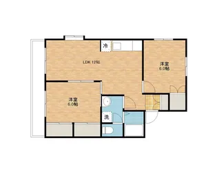 蘭ビル【3階】の間取り