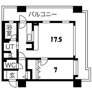 S-FORT中島公園【9階】の間取り
