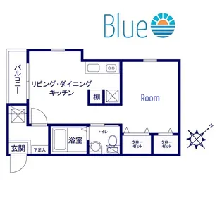 ラメール生麦A棟【3階】の間取り