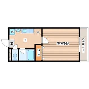 リーフハイツ【2階】の間取り