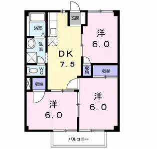 ハイツT&M【1階】の間取り