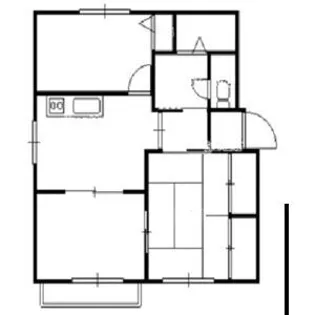 岩昇ハイツ D棟【2階】の間取り