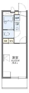 レオパレスMARUKA2【1階】の間取り