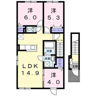kizuki【2階】の間取り