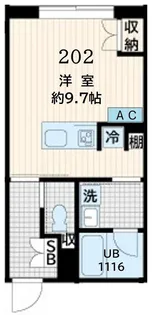 Fullea恵比寿【1階】の間取り