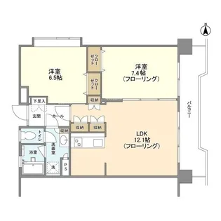 平和ビル【4階】の間取り