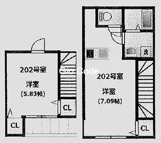 DAI MAISON 西新井【2階】の間取り