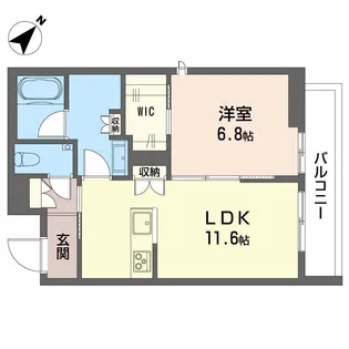 フォス 渋谷笹塚【2階】の間取り