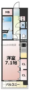 LUMINOUS新大阪【10階】の間取り