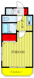 ウエストコート【2階】の間取り