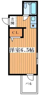 姫島ハイツ【2階】の間取り